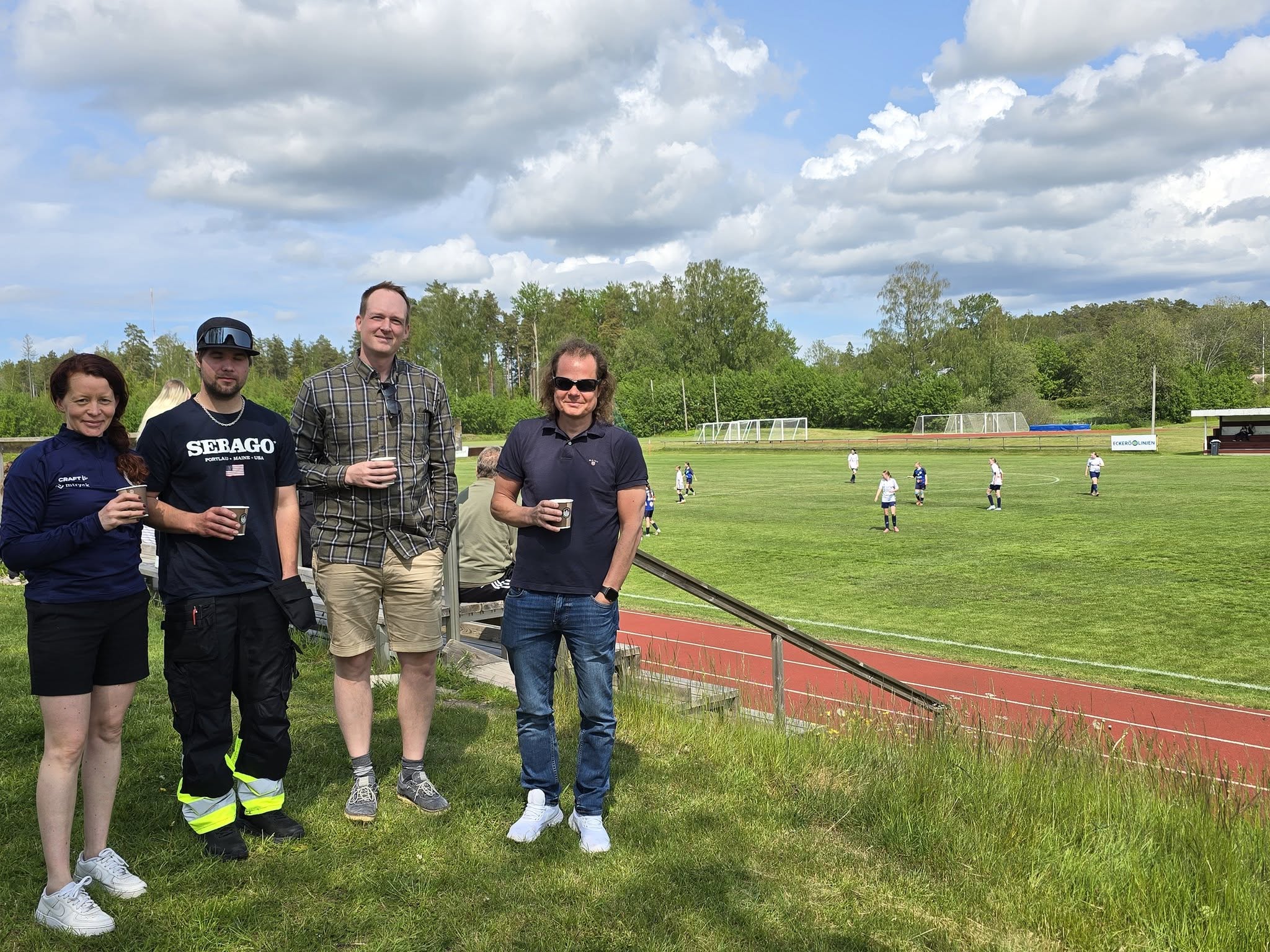 Styrelsen på match