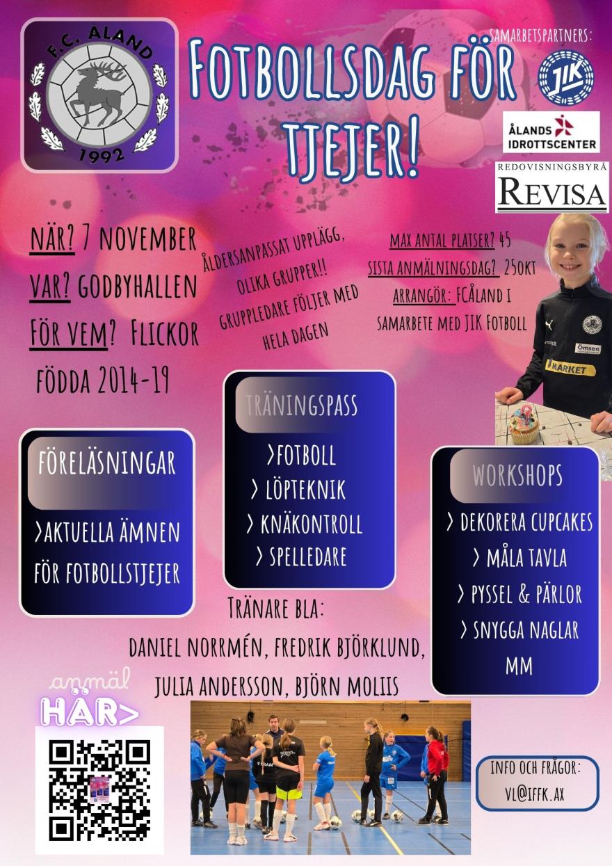 Tjejfotbollsdag nov26